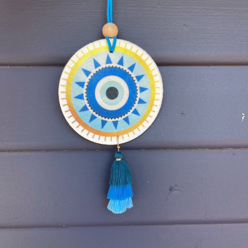 Evil eye car air freshener